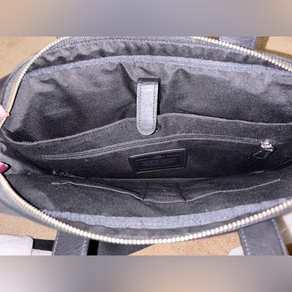 *VINTAGE* Coach Leather Laptop Messenger Bag - Picture 2 of 9